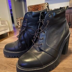 Doc Marten Black Leather Chelsea Ankle Boots